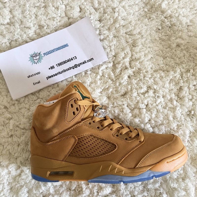 Authentic Air Jordan 5 Wheat